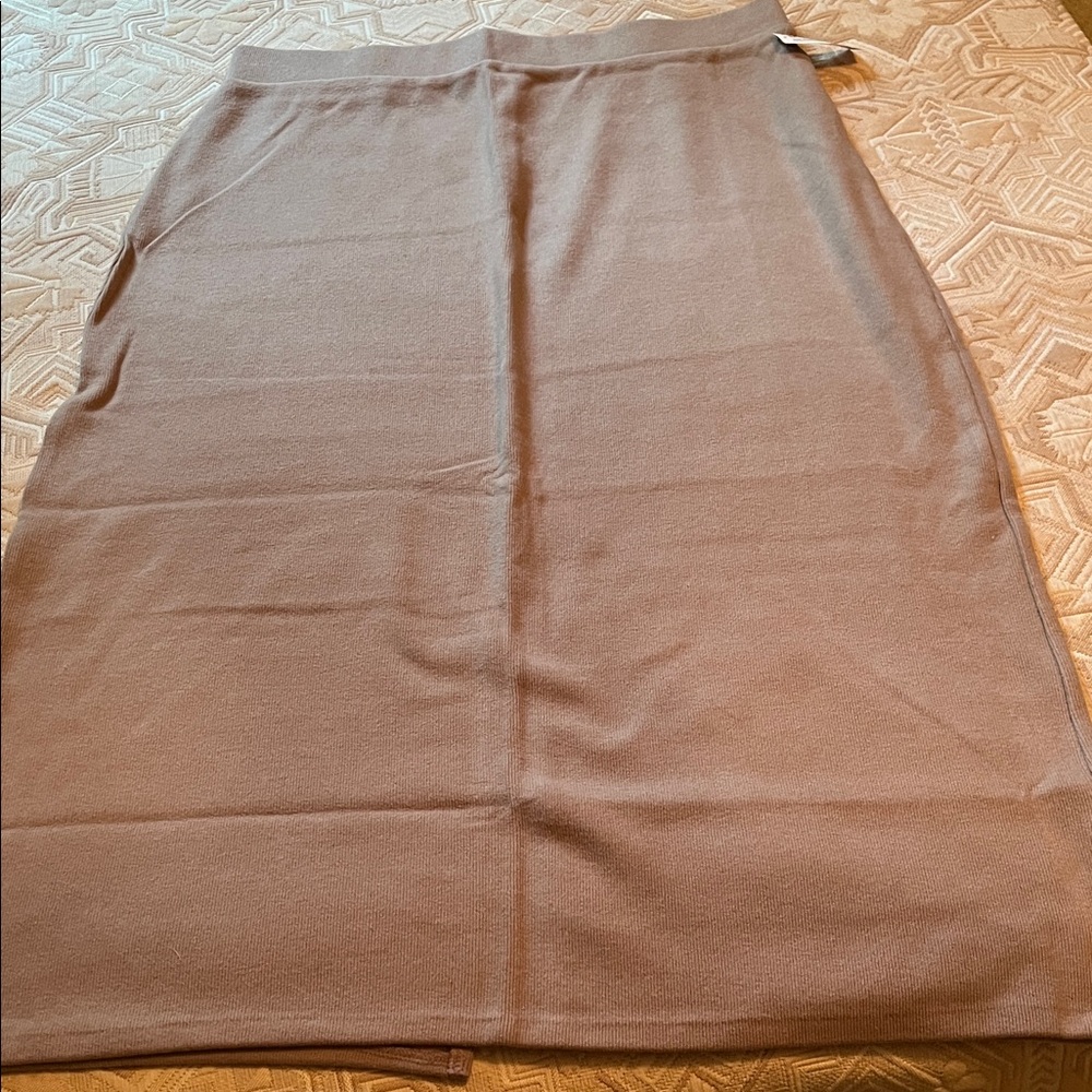 Old Navy Chocolate Malted Cozy Maxi Column Skirt/NWT/L - Picture 8 of 15